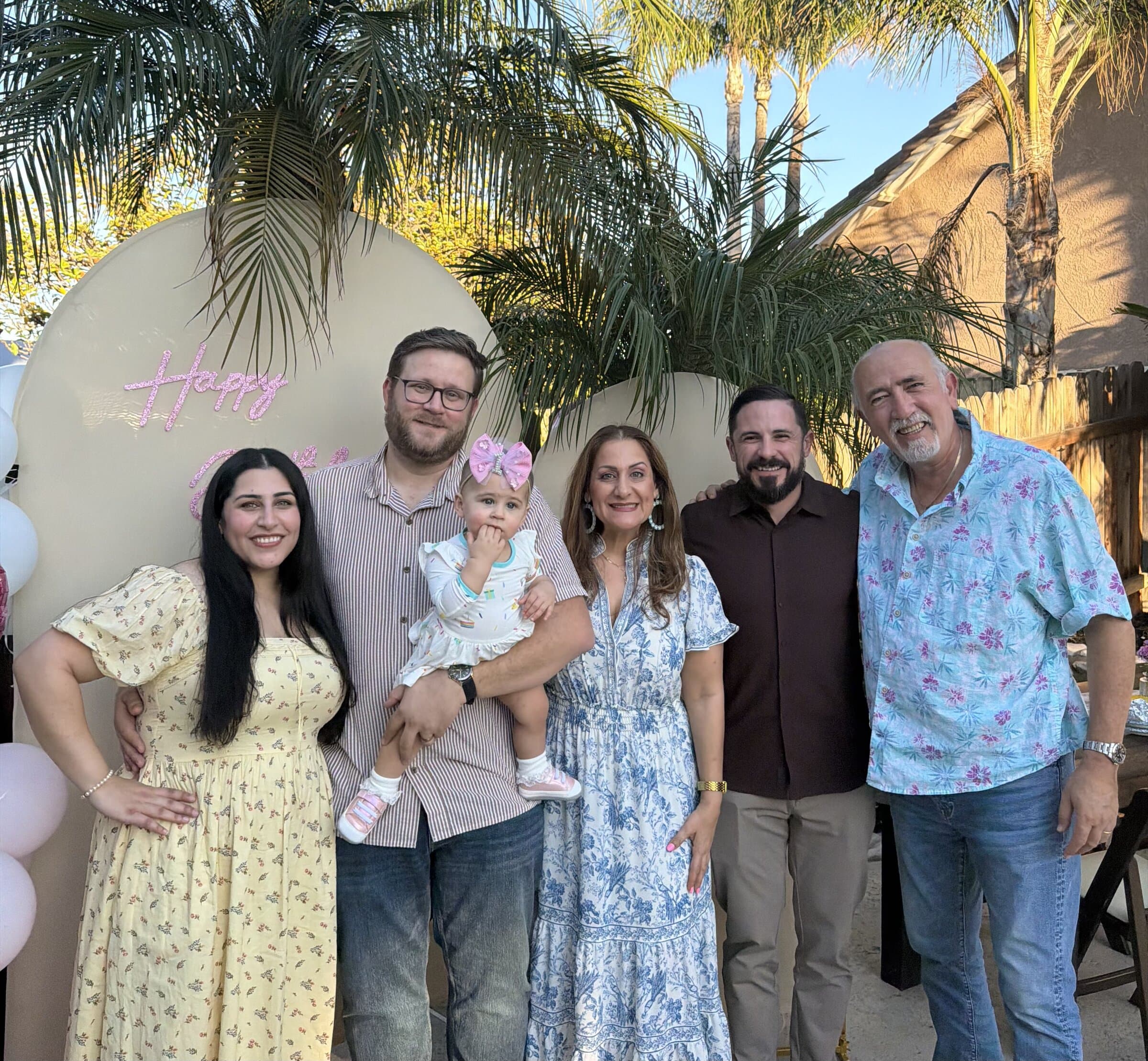 Francesco Ortiz celebrating with the Ortiz Group community at a recent event